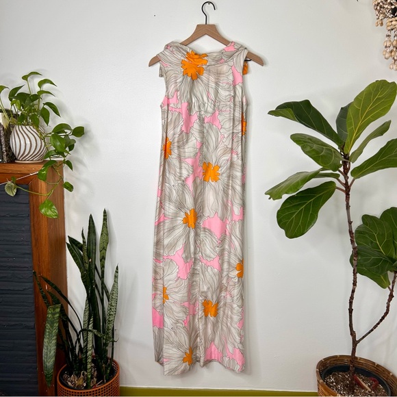Vintage Dresses & Skirts - Vintage Fancy That Hawaiian maxi dress